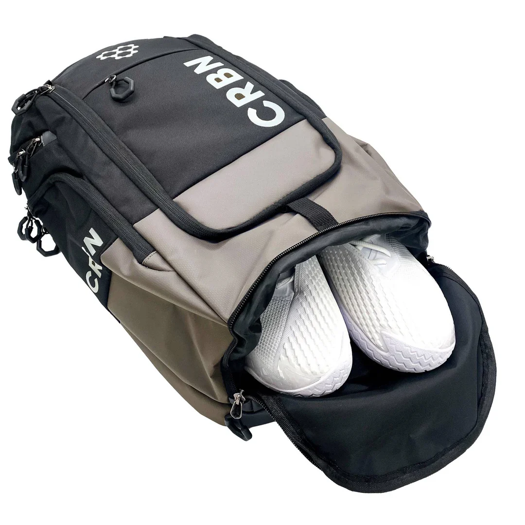 CRBN Pro Team Pickleball Backpack — Thermal-Lined 3-Paddle Storage