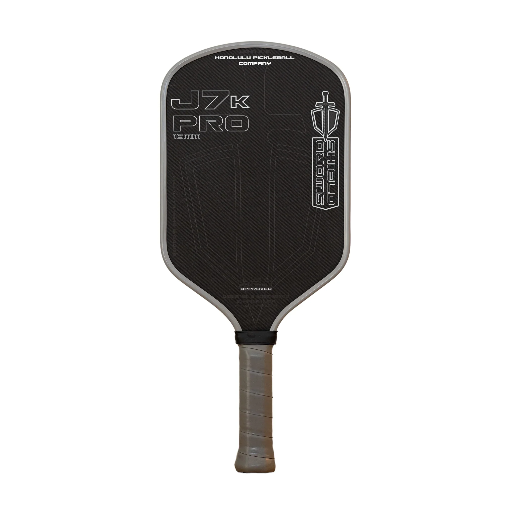 Honolulu Sword & Shield J7K Pro Kevlar 16mm Pala da Pickleball Allungata