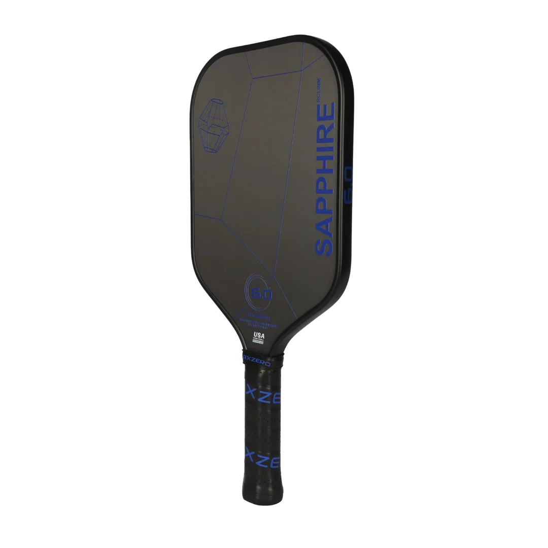 Six Zero Sapphire 13mm Pickleball Paddle