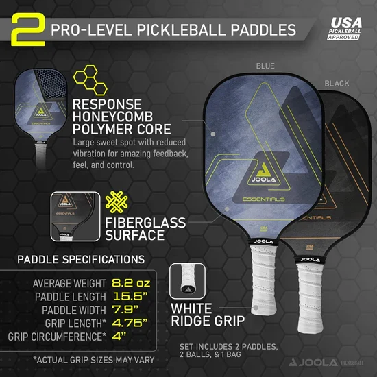JOOLA Essentials Pickleball Paddle Set