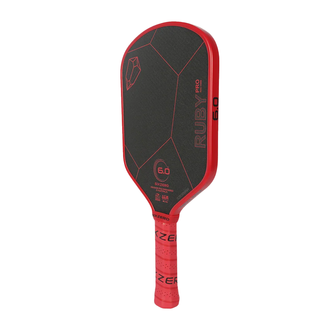 Six Zero Ruby Pro 14mm Pickleball Paddle