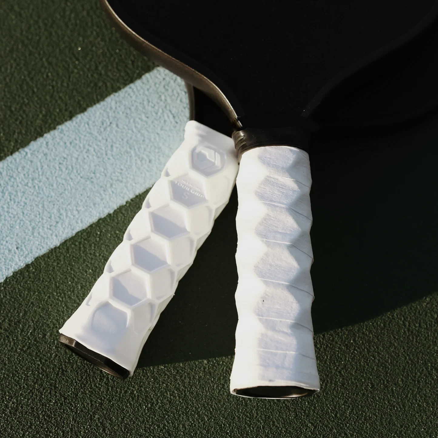 Hesacore Pickleball Grip - 5.25 Inches Long - Regular Soft Feel - White