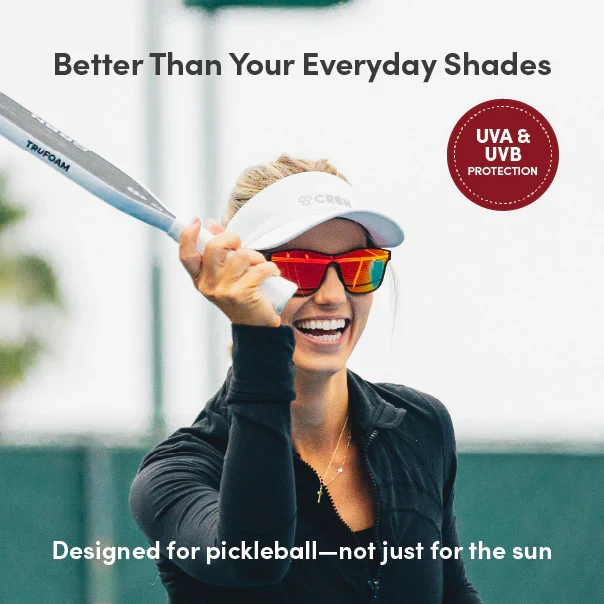 CRBN Drift Pickleball Glasses — Triple Lens System