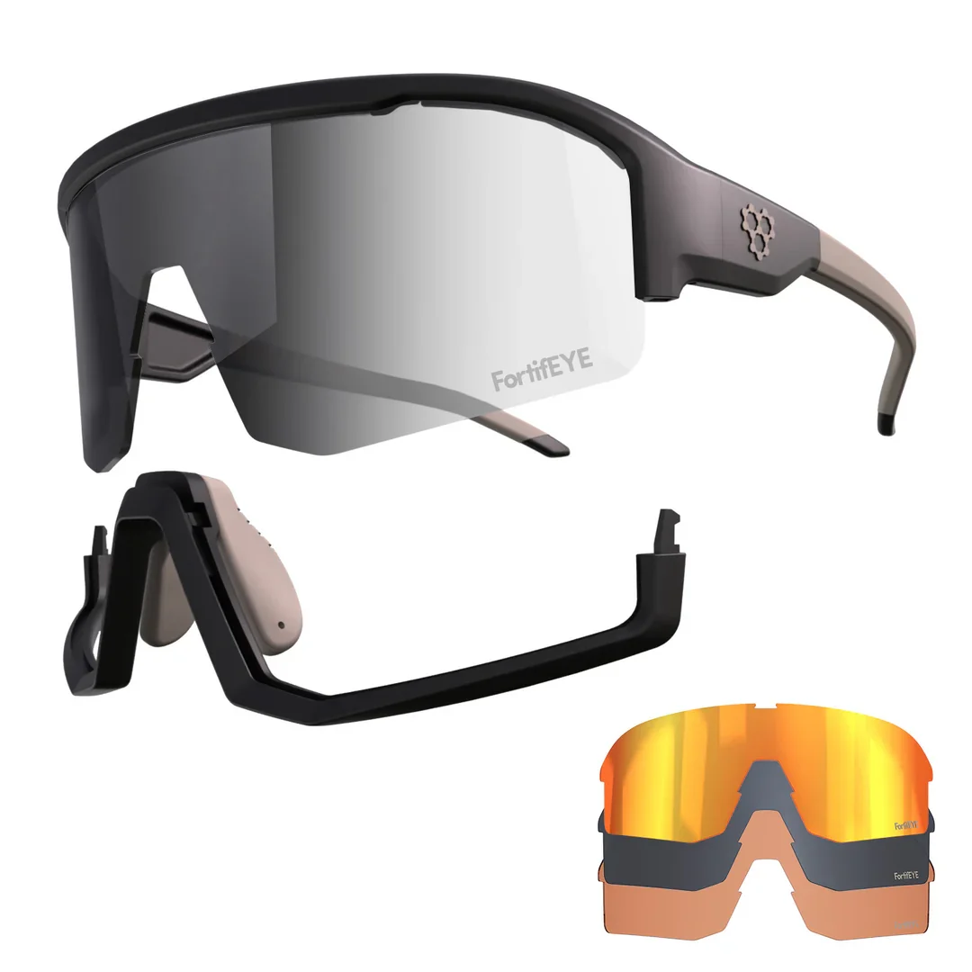 CRBN Pivot Pickleball Glasses — Photochromic FortifEYE Technology