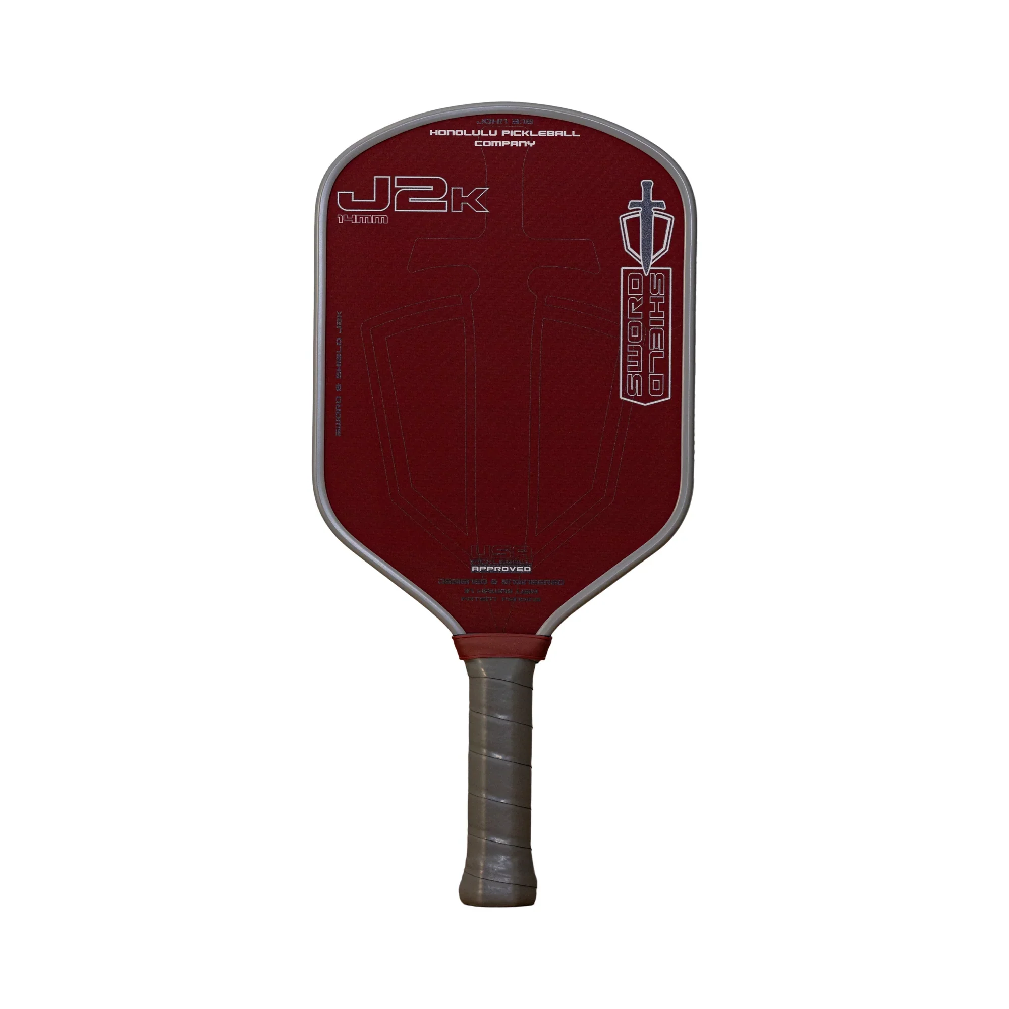 Honolulu Sword & Shield J2k Pickleball Paddle