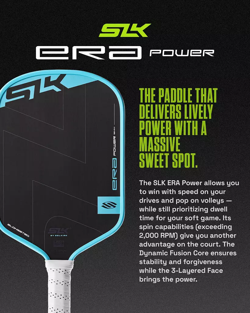 Pala da pickleball Selkirk SLK New Era Power Elongated