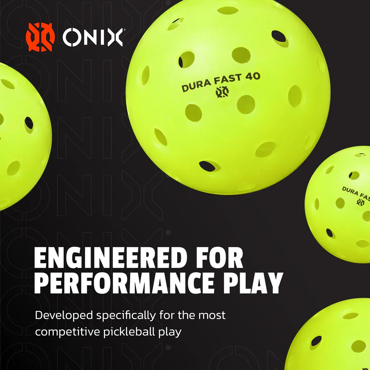 Onix Durafast 40 Outdoor Pickleballs