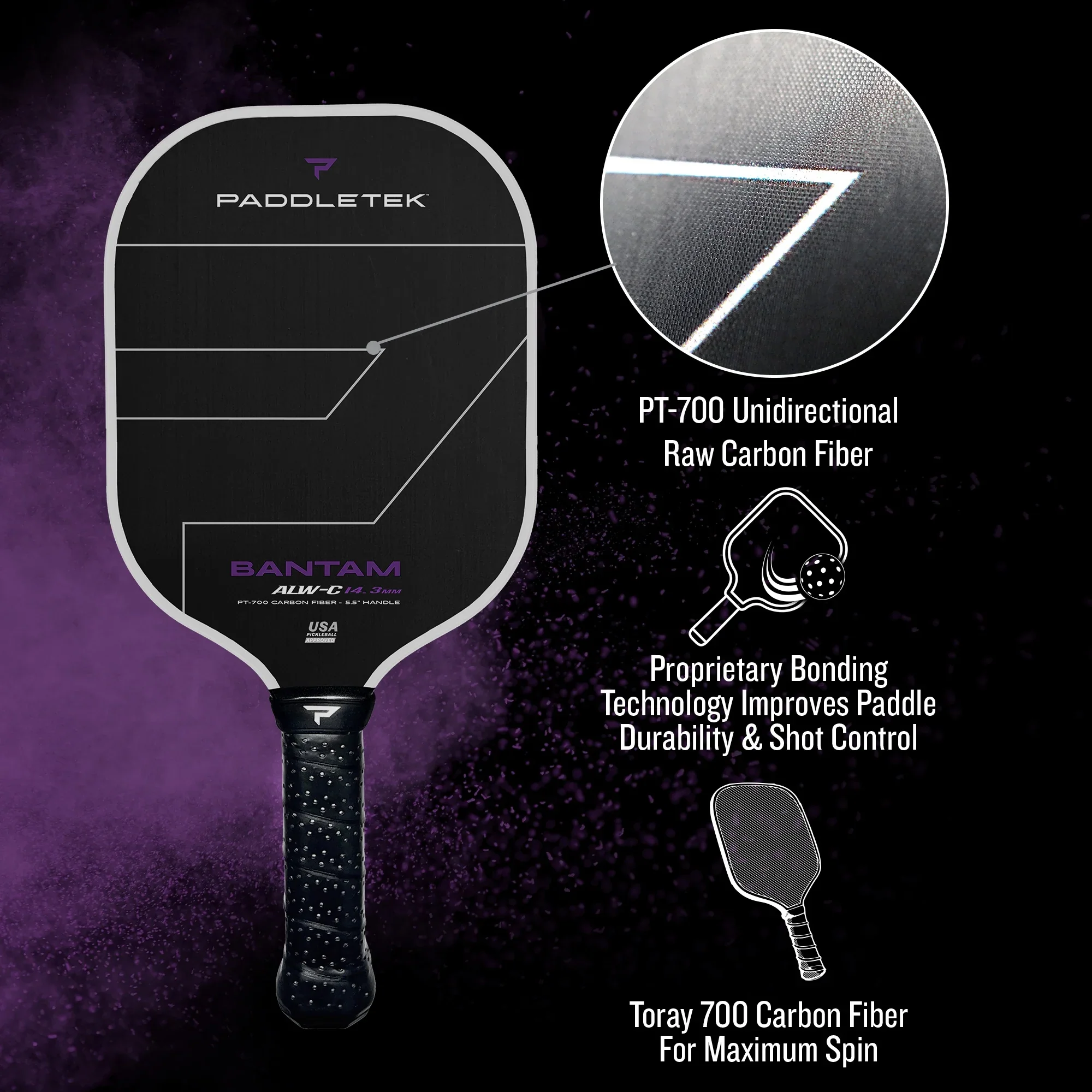 Paddletek Bantam ALW-C 12.7 Pickleball Paddle