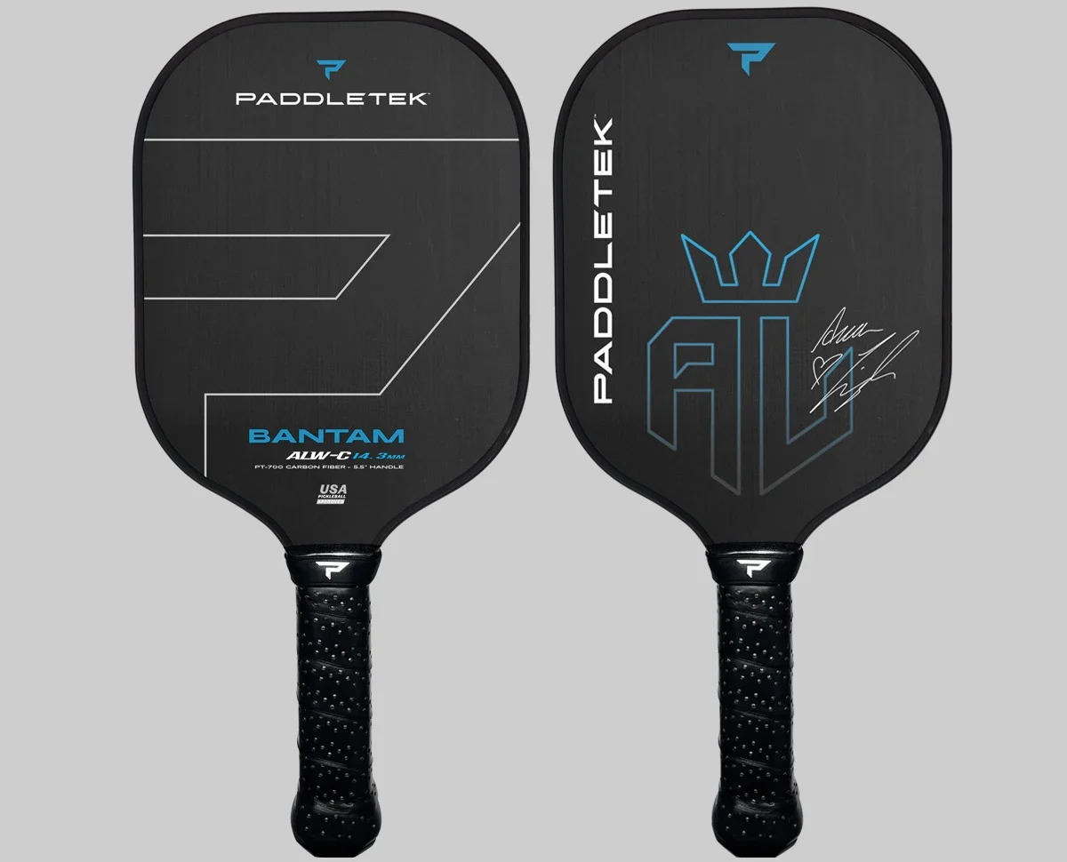 Paddletek Bantam ALW-C 14.3 Raw Carbon Fiber Pickleball Paddle