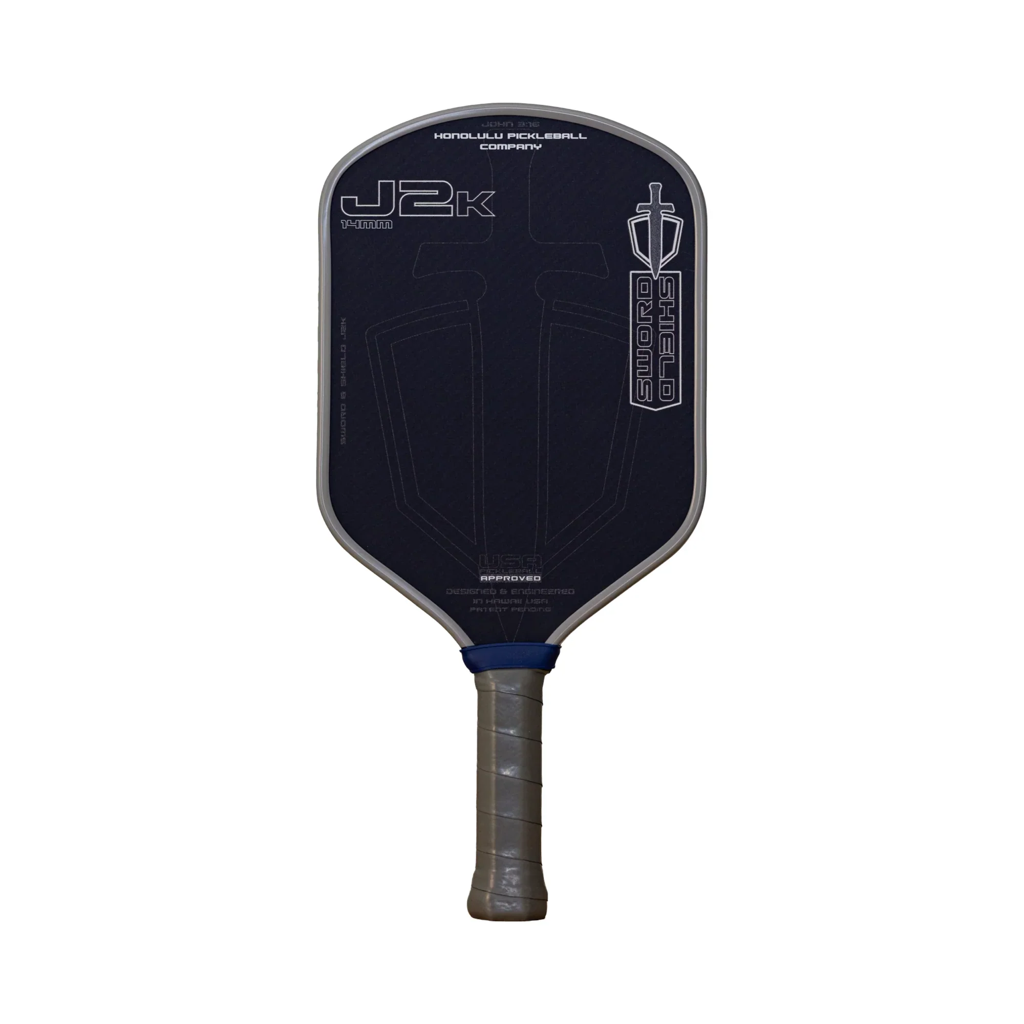 Honolulu Sword & Shield J2k Pickleball Paddle