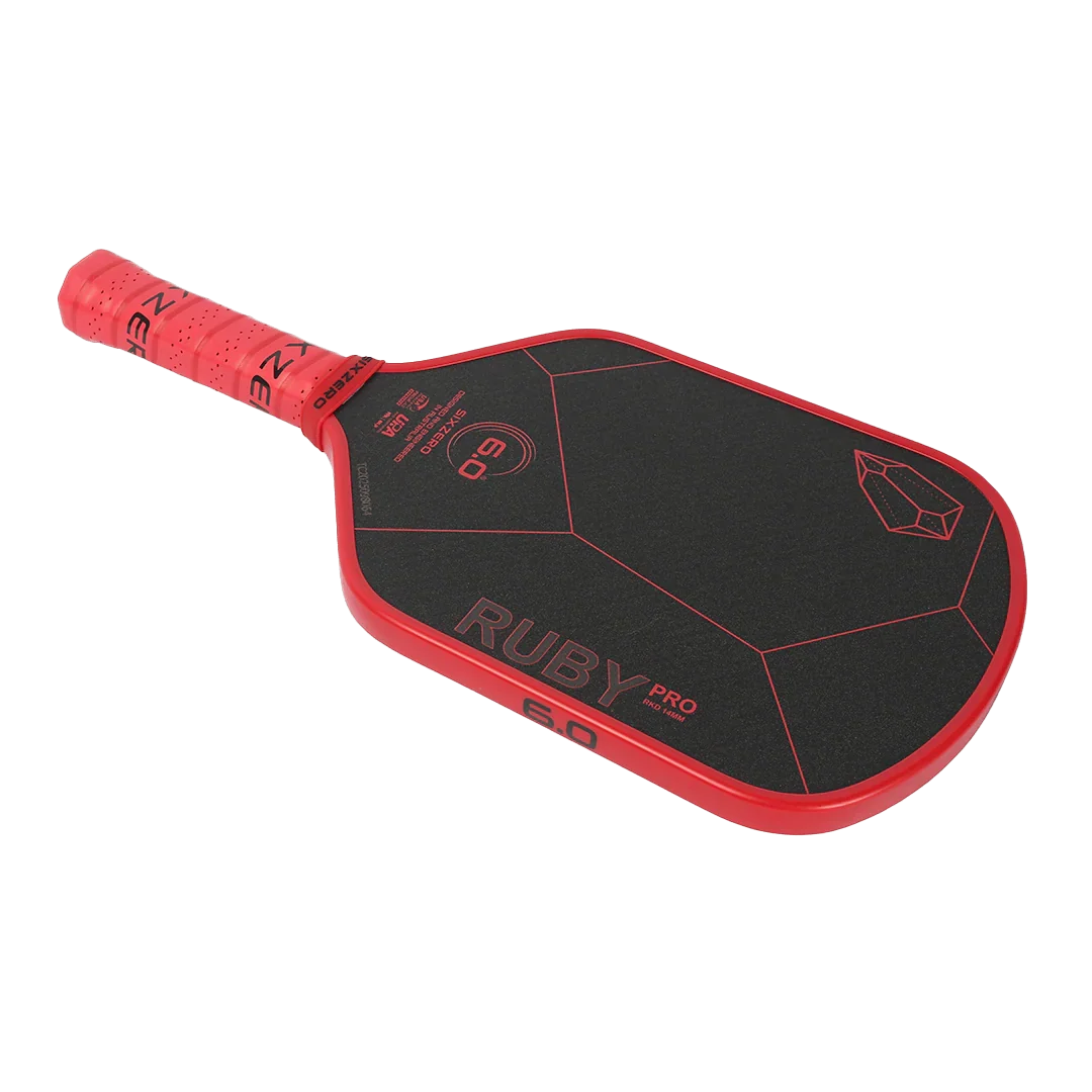 Six Zero Ruby Pro 14mm Pickleball Paddle