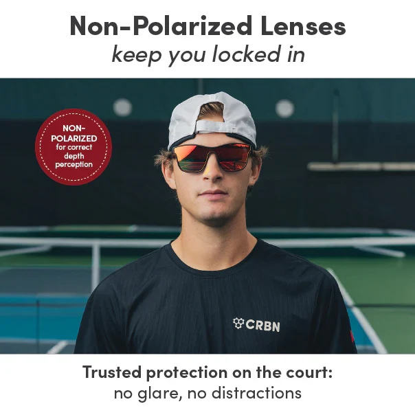 CRBN Drift Pickleball Glasses — Triple Lens System