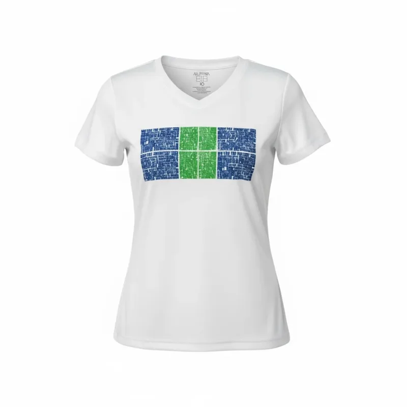 Alpha Women’s Dri-Fit V-neck Court Shirt
