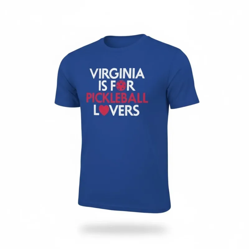 Virginia Is For Pickleball Lovers Cotton T-Shirt