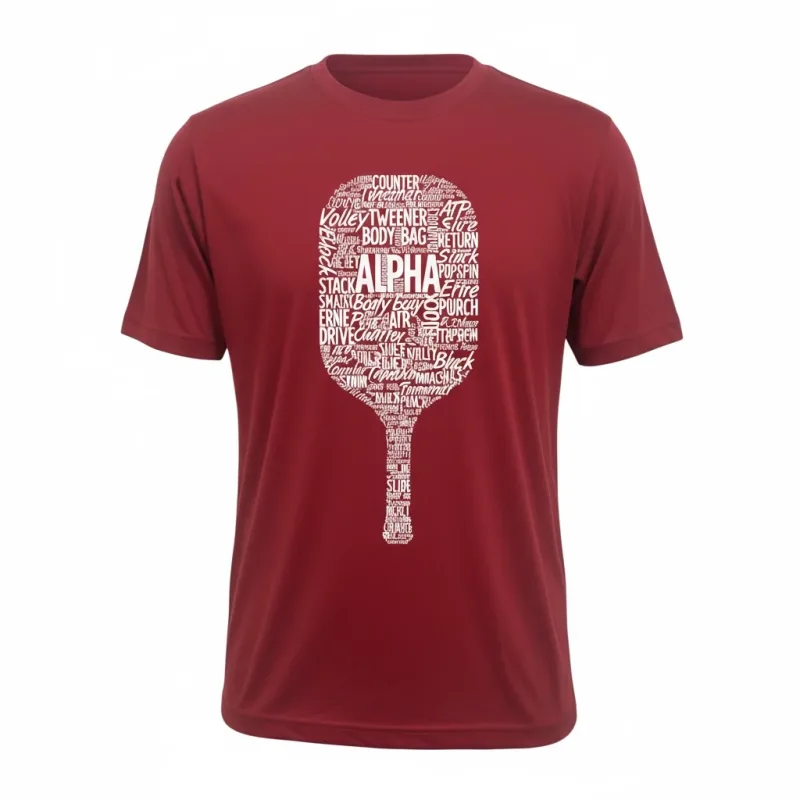 Alpha Pickleball Paddle Dri-fit T-Shirt