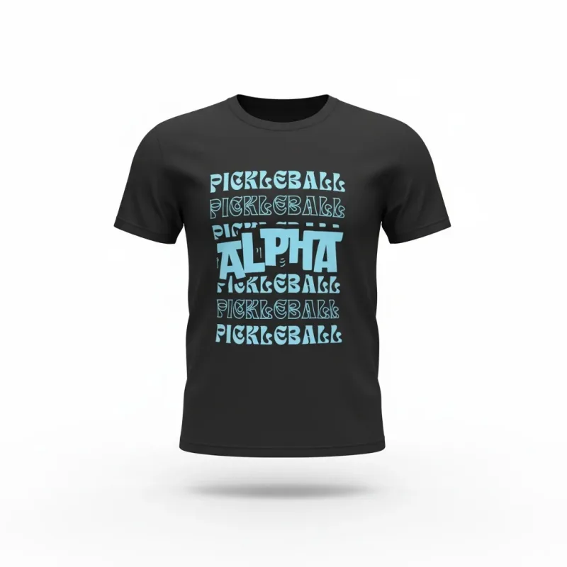 T-Shirts Alpha Pickleball Repeat Soft Feel