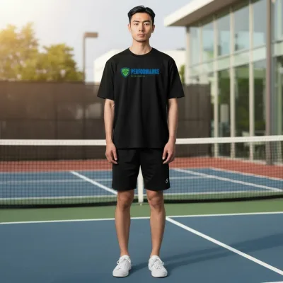 T-shirts de pickleball de toque suave de alto desempenho