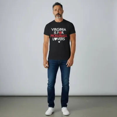 Virginia Is For Pickleball Lovers Cotton T-Shirt