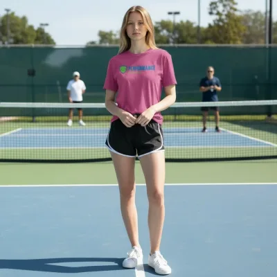 T-shirts de pickleball de toque suave de alto desempenho