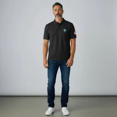Alpha Performance Pickleball Polo – Shield Logo Edition