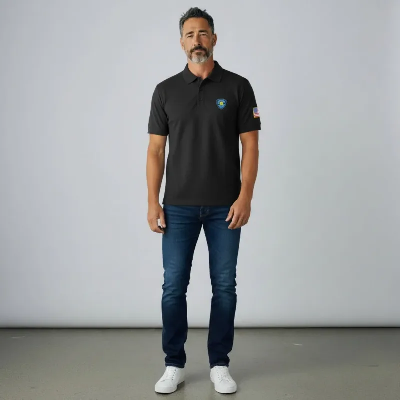 Alpha Performance Pickleball Polo – Shield Logo Edition