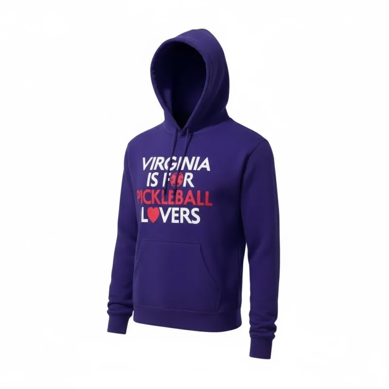 Virginia Is For Pickleball Lovers Heavy Weight Hoodie