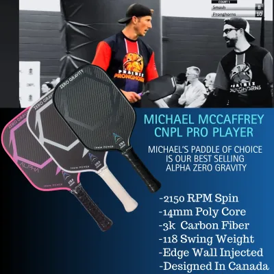 Alpha Zero Gravity 14mm Pickleball Paddle
