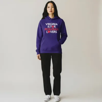 Virginia Is For Pickleball Lovers Heavy Weight Hoodie