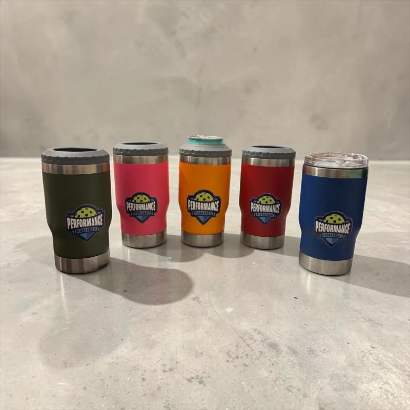 Performance Pickleball Universal Drink Cooler – Can, Bottle & Tumbler (Built-In Bottle Opener)
