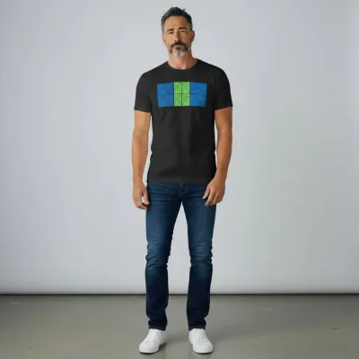Alpha men’s dri-fit pickleball court t shirt