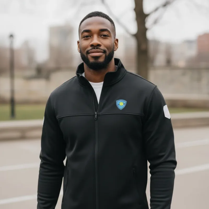 Alpha Performance Pickleball Dri-Fit Jacket – Shield Logo Edition