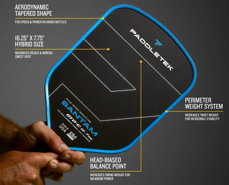 Paddletek Bantam GTO-C 12.7 pickleballketcher