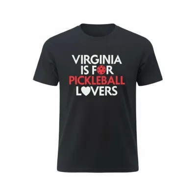 Virginia Is For Pickleball Lovers Cotton T-Shirt