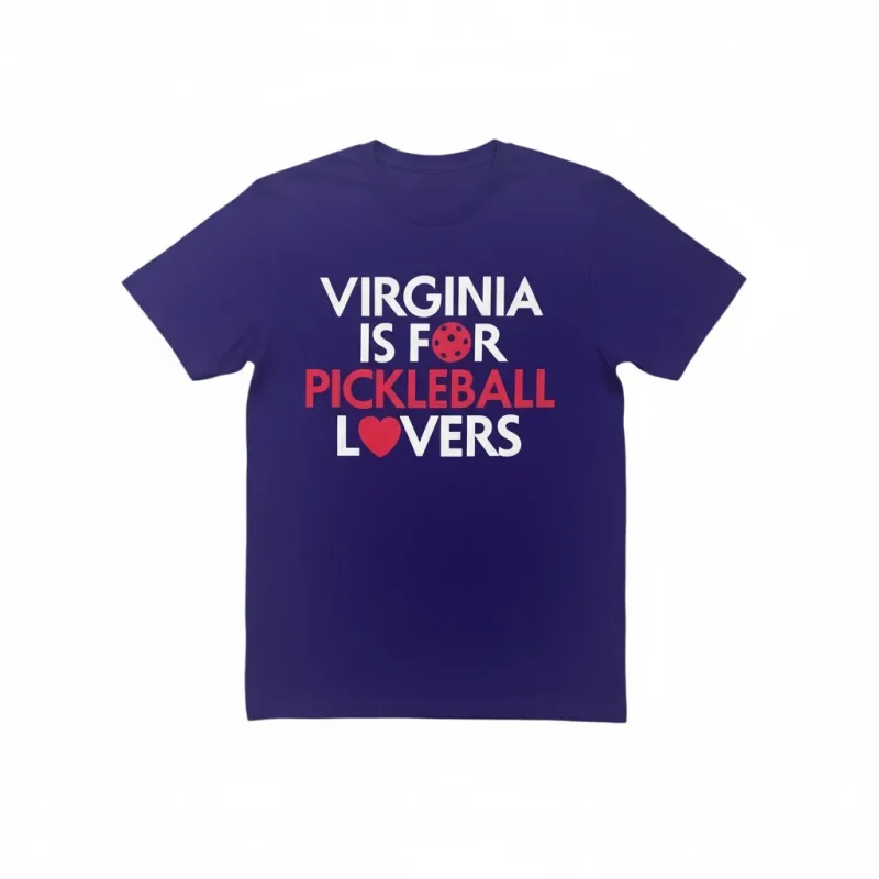 Virginia Is For Pickleball Lovers Cotton T-Shirt