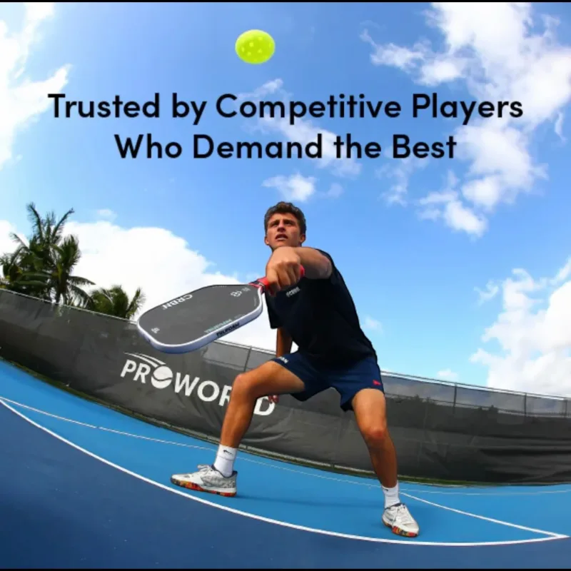 CRBN¹ TRUFOAM Genesis — Raw Carbon Fiber Pickleball Paddle