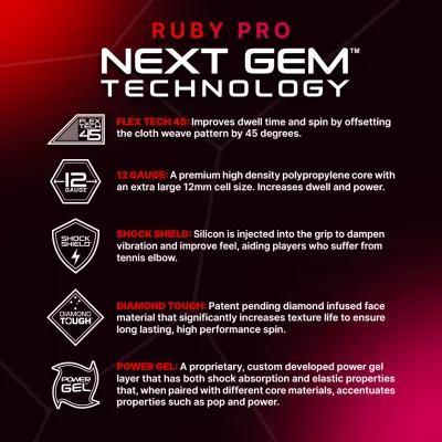 Six Zero Ruby Pro 14mm Pickleball Paddle