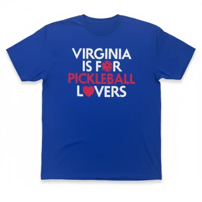 Virginia Is For Pickleball Lovers Cotton T-Shirt