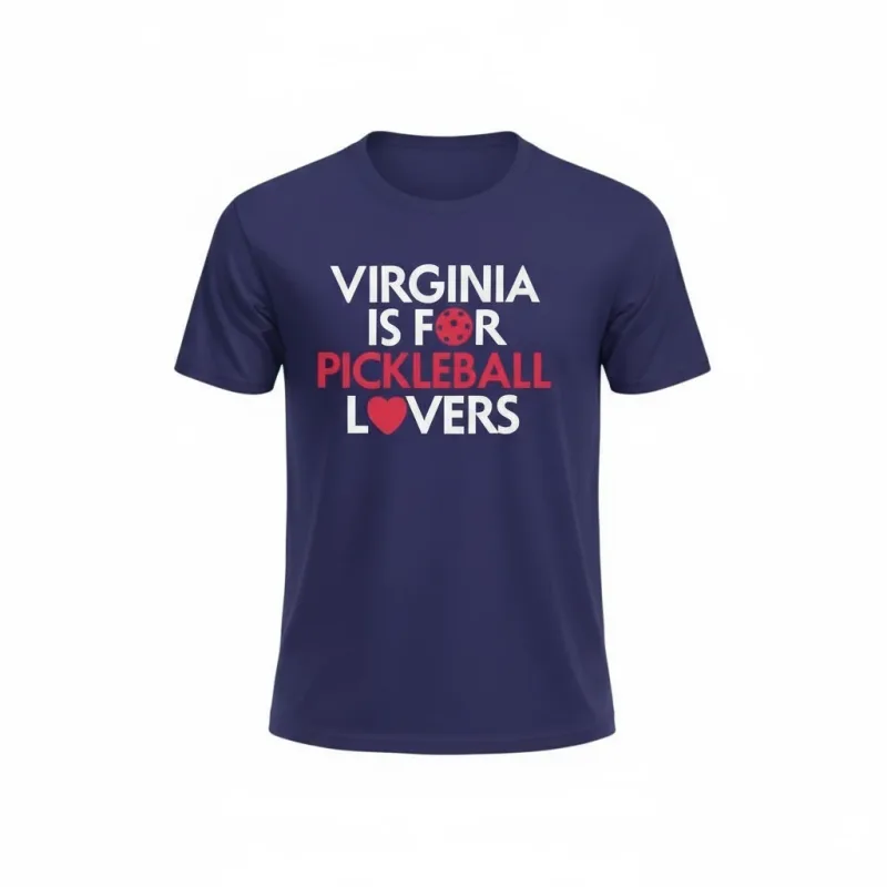 Virginia Is For Pickleball Lovers Cotton T-Shirt