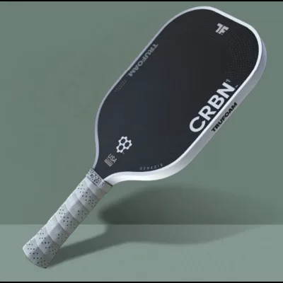 CRBN¹ TRUFOAM Genesis — Raw Carbon Fiber Pickleball Paddle
