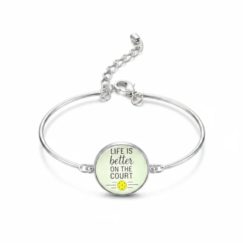 Pickleball Charm Bracelet
