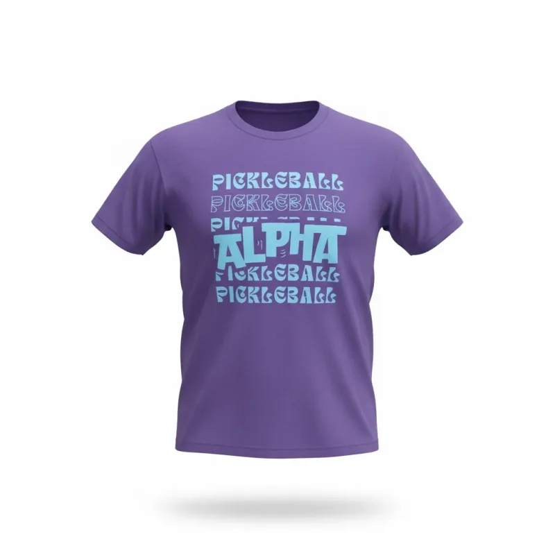 T-Shirts Alpha Pickleball Repeat Soft Feel