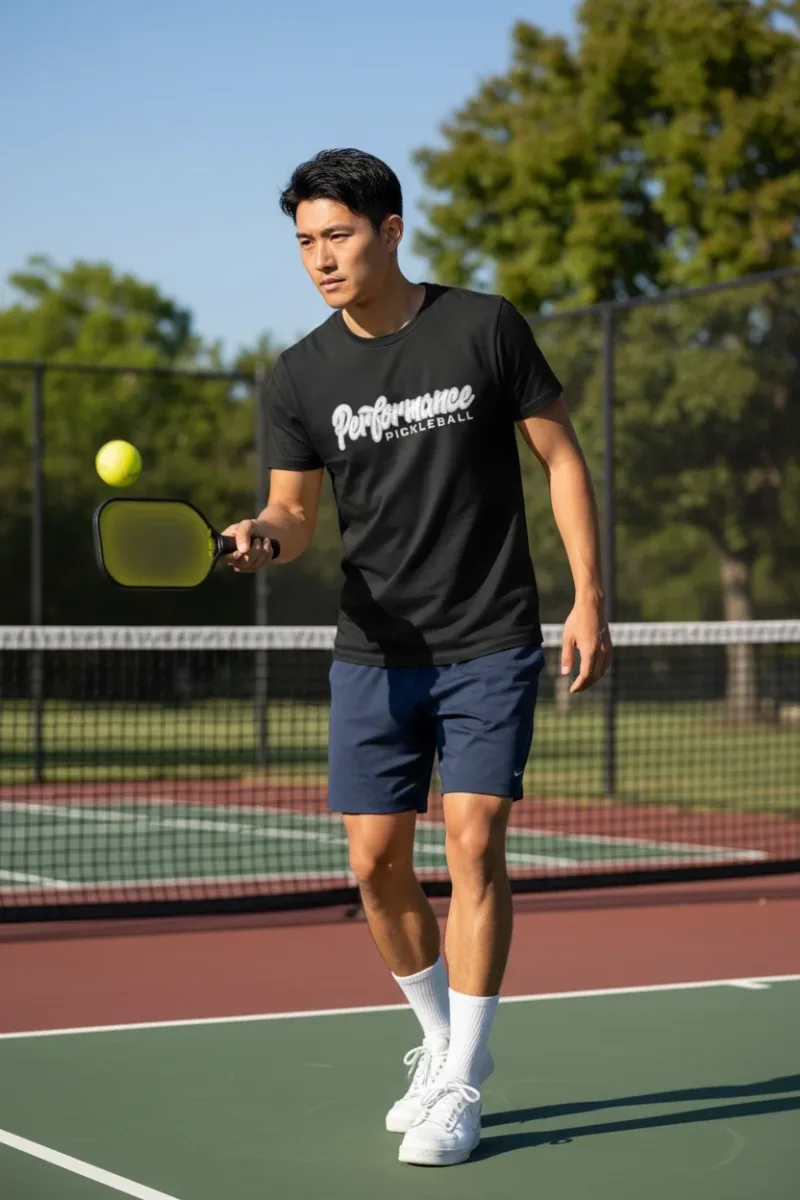 Camiseta de pickleball de algodón Performance