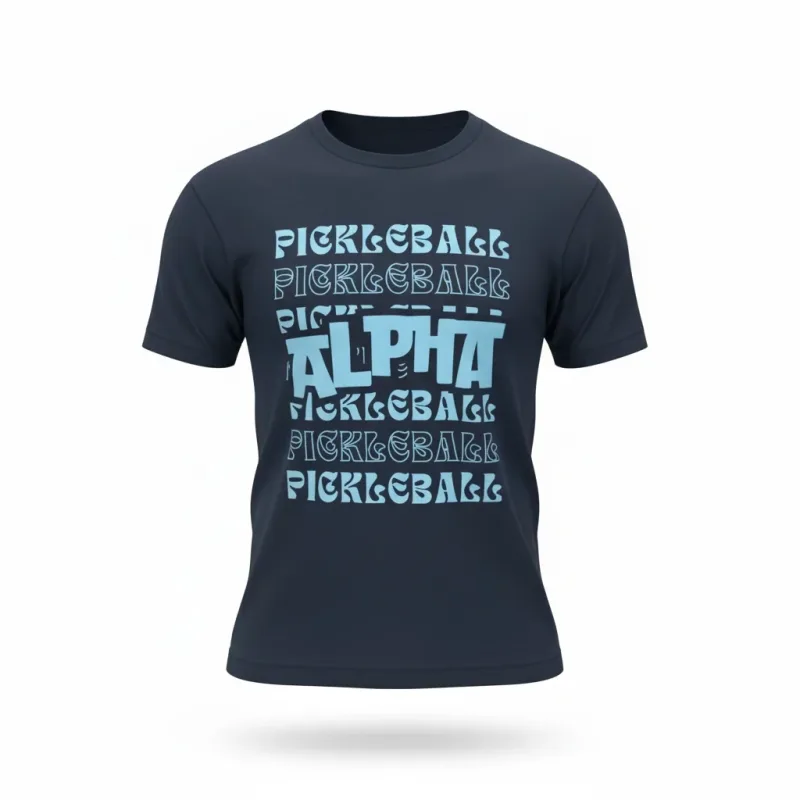 T-Shirts Alpha Pickleball Repeat Soft Feel