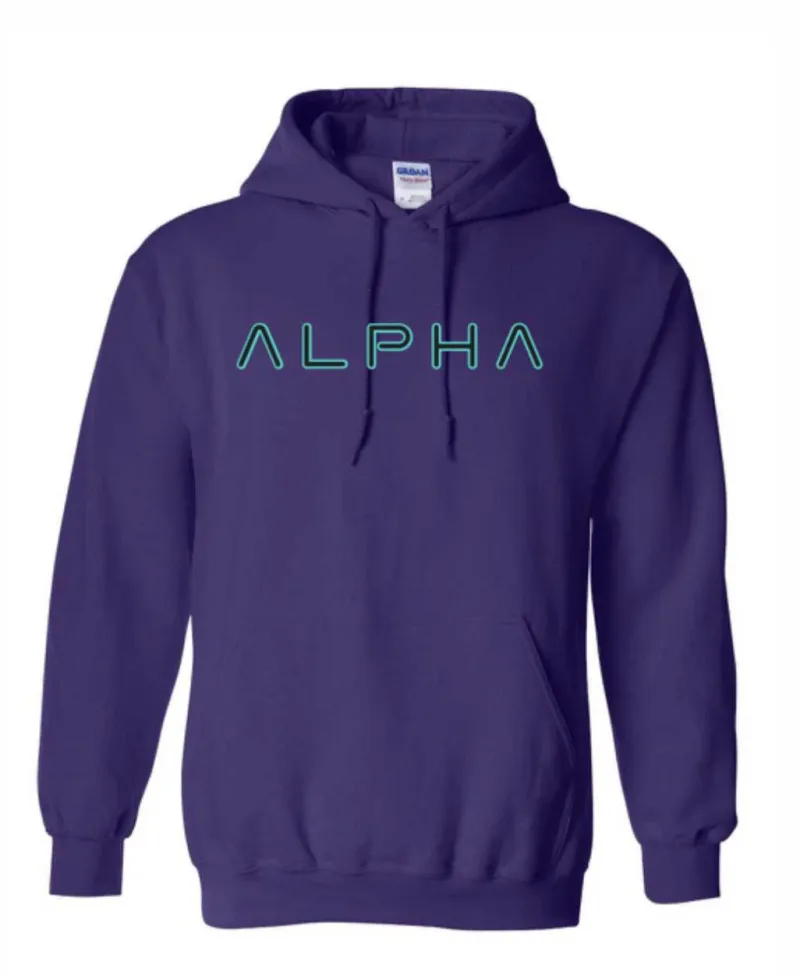 Felpa con cappuccio Alpha Heavy Weight Classic Fit