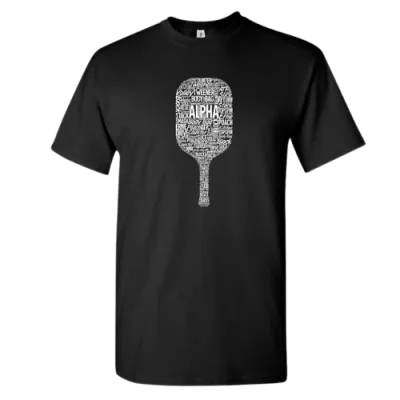 Alpha Soft Feel Pickleball Paddle Cotton T-Shirt